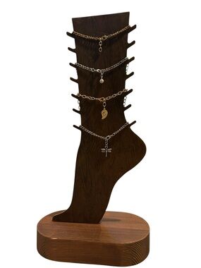 Gold and Silver Chain & Charm Anklets - Handmade | $19 Each